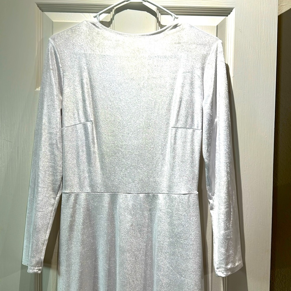 Velvet White Dress
